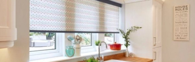 рулонные шторы на пластиковые окна на кухню